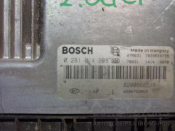 Блок управління двигуном комплект Renault Trafic 2.0dCi 2001-2014 0281014208 48815 - 2
