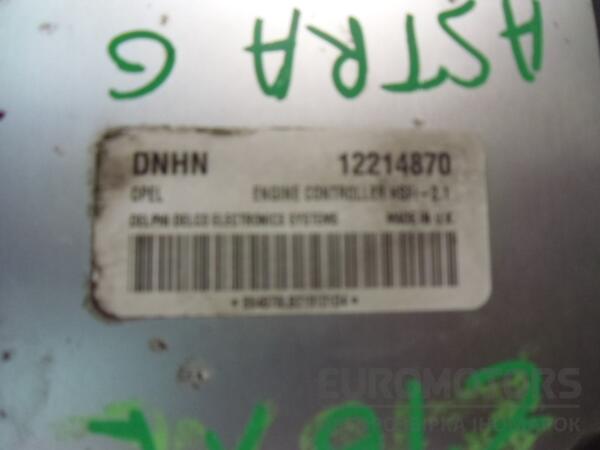 Блок керування двигуном Opel Astra 1.6 16V (G) 1998-2005 12214870 48933 - 2