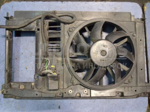Вентилятор радиатора комплект 7 лопастей с дуффузором Peugeot 307 2001-2008 9680390180 48963 - 1