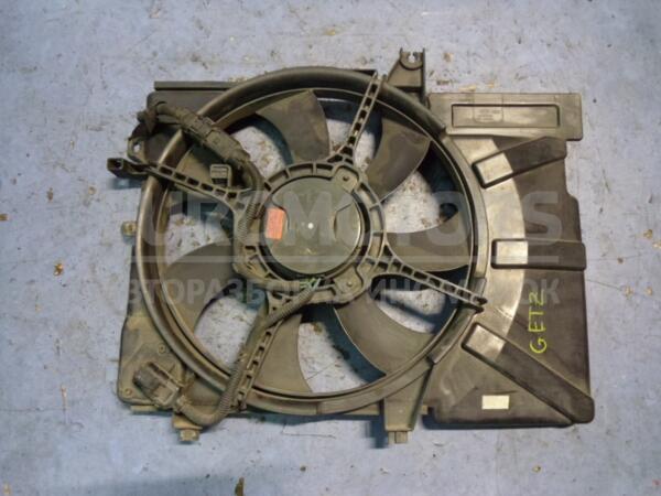Вентилятор радиатора комплект 7 лопастей с дуффузором Hyundai Getz 2002-2010  48978  euromotors.com.ua