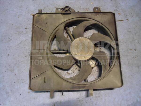 Вентилятор радіатора комплект D340 6 лопатей 2 + 3 Піна в зборі реостат (опір) Citroen C3 1.1 8V, 1.4 16V, 1.4 8V, 1.6 16V, 1.6hdi 2002-2009 9638739780 50473  euromotors.com.ua