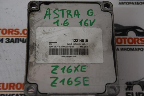 Блок управления двигателем комплект Opel Astra 1.6 16V (G) 1998-2005 12214810 54575 - 2