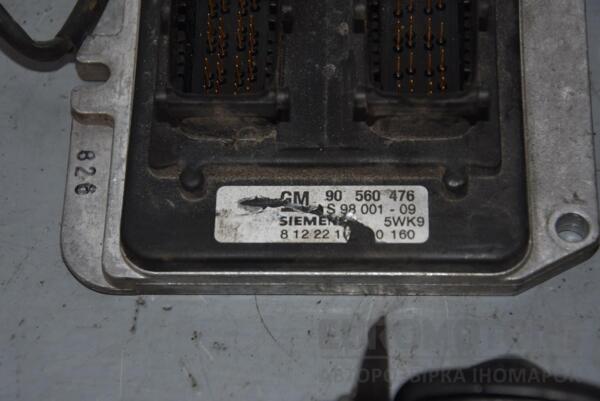Блок управління двигуном комплект Opel Astra 1.8 16V (G) 1998-2005 90560476 57901 - 2