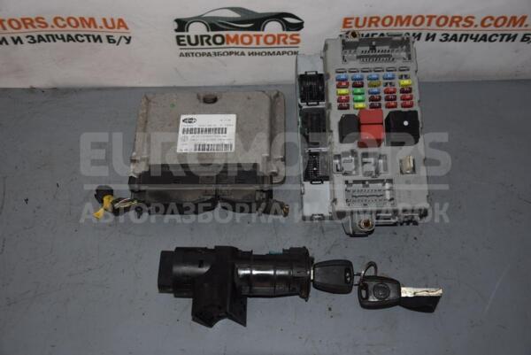 Блок управления двигателем комплект Fiat Doblo 1.6 16V 2000-2009 51819344 57905  euromotors.com.ua