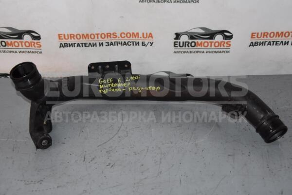 Пластикова турбіна-радіаторна труба інтеркулера VW Golf 2.0tdi (VI) 2008-2013 5N0145840G 58929  euromotors.com.ua