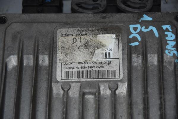 Блок управління двигуном комплект Renault Kangoo 1.5dCi 1998-2008 R0410C077A 59060 - 2