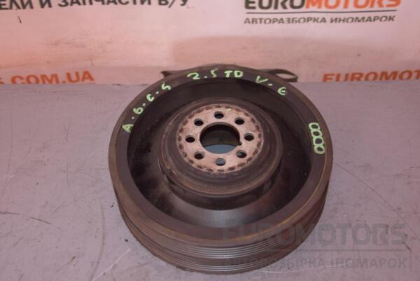 Шкив коленвала демпферный 6+4 ручейков Audi A6 2.5tdi (C5) 1997-2004 059105251AC 59586 - 2