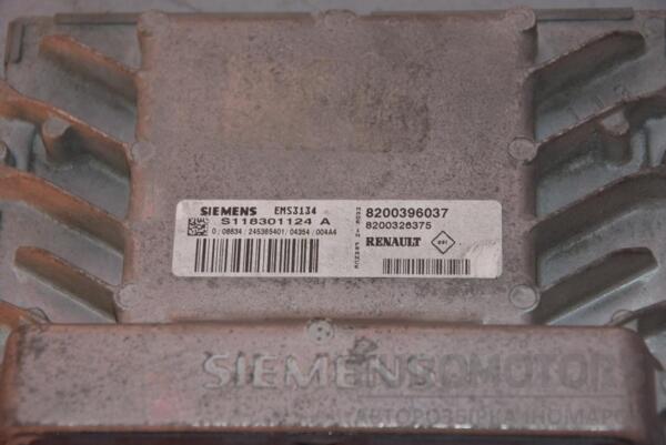 Блок управління двигуном комплект Renault Kangoo 1.6 16V 1998-2008 S118301124A 60122 - 2
