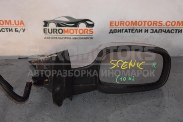 Зеркало правое электр 10 пинов Renault Scenic (II) 2003-2009  61202  euromotors.com.ua