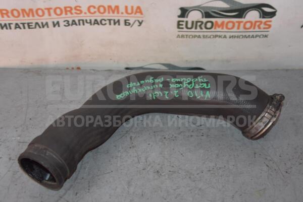 Патрубок интеркулера турбина-радиатор Mercedes Vito 2.2cdi (W639) 2003-2014 A6395281782 62796  euromotors.com.ua