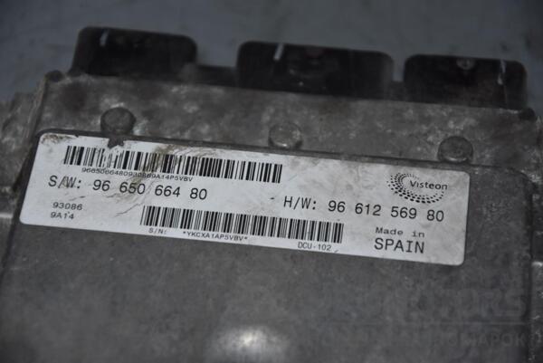 Блок управління двигуном комплект Citroen Jumper 2.2hdi 2006-2014 9665066480 68627 - 2