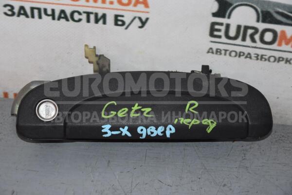 Ручка двері зовнішня передня права Hyundai Getz 2002-2010 68974 euromotors.com.ua