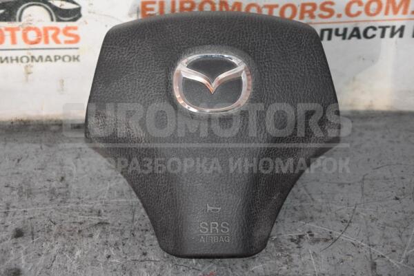 Подушка безпеки кермо Airbag (2 роз'єму) Mazda 6 2002-2007 GJ6A57K00B 70813  euromotors.com.ua