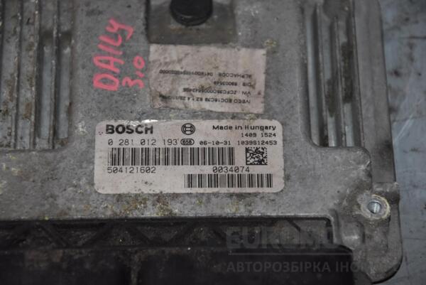 Блок управления двигателем комплект Iveco Daily 3.0hpi (E4) 2006-2011 0281012193 70438 - 2
