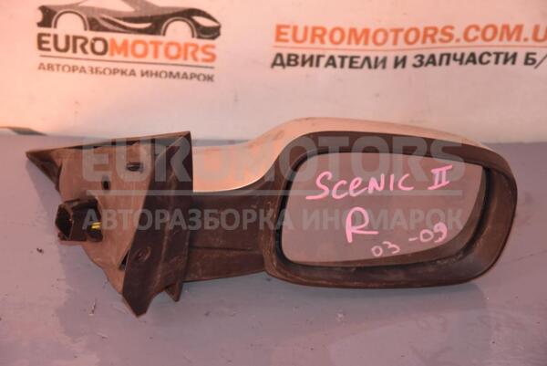 Зеркало правое электр 10 пинов Renault Scenic (II) 2003-2009 71085 euromotors.com.ua