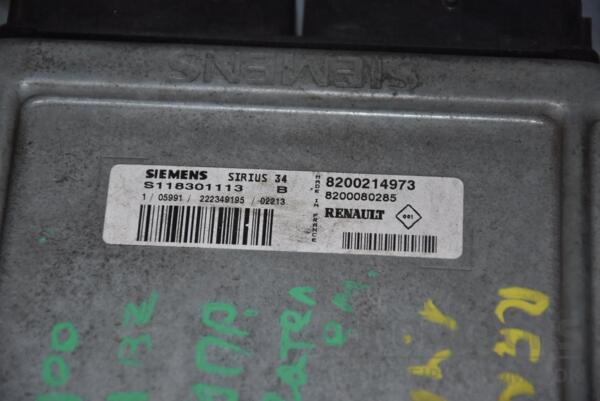 Блок управления двигателем Renault Kangoo 1.4 8V 1998-2008 8200080285 72430 - 2