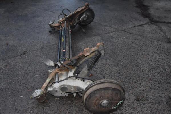 Балка задняя в сборе под барабаны с ABS Citroen Berlingo 1996-2008 9634828210 77720 - 3