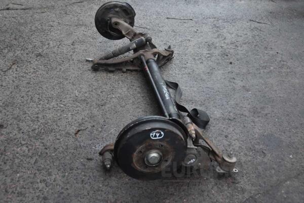 Балка задня в зборі під барабани з ABS Citroen Berlingo 1996-2008 9634828210 77724 - 2
