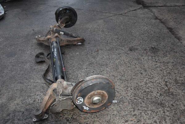 Балка задня в зборі під барабани з ABS Citroen Berlingo 1996-2008 9634828210 77724 - 3