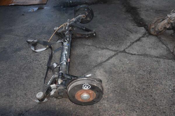 Балка задняя в сборе под барабаны с ABS Citroen Berlingo 1996-2008 9634828210 77728 - 2