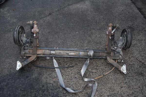 Балка задняя в сборе под барабаны с ABS Citroen Berlingo 1996-2008 9634828210 77728 - 4