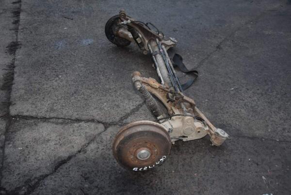 Балка задня в зборі під барабани з ABS Citroen Berlingo 1996-2008 9634828210 77732 - 3