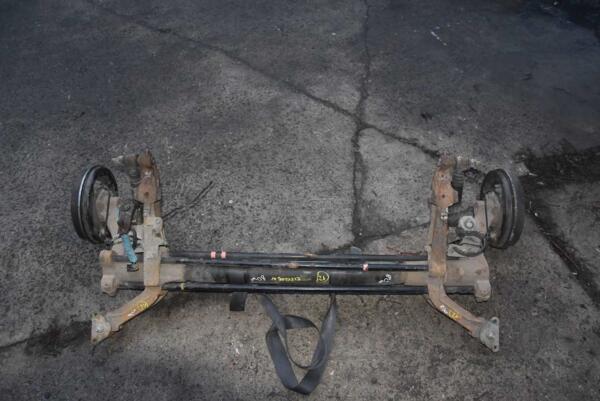 Балка задня в зборі під барабани без ABS Citroen Berlingo 1996-2008 77740 - 4
