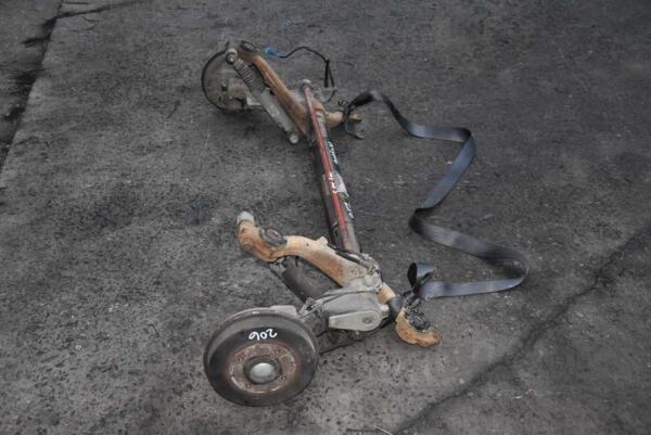 Балка задняя в сборе под барабаны с ABS Peugeot 206 1998-2012 77757 - 3