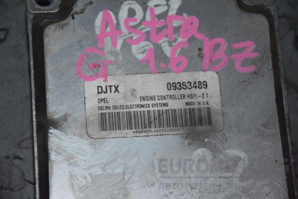 Блок управління двигуном комплект Opel Astra 1.6 16V (G) 1998-2005 09353489 78995 - 2