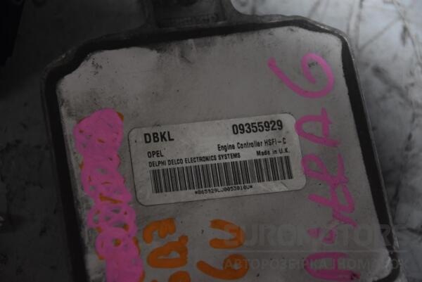 Блок управління двигуном комплект Opel Astra 1.6 16V (G) 1998-2005 09355929 78997 - 2