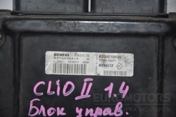 Блок управления двигателем Renault Clio 1.4 8V (II) 1998-2005 8200019639 79023 - 2