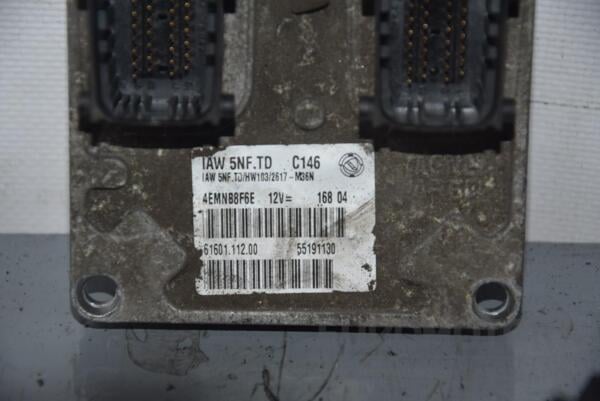 Блок управління двигуном комплект Fiat Doblo 1.6 16V 2000-2009 55191130 79030 - 2