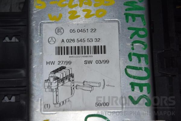 Блок запобіжників SAM передній правий Mercedes S-class 3.2cdi (W220) 1998-2005 A0265455332 81416 - 2