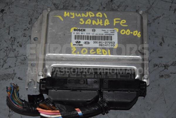 Блок управления двигателем Hyundai Santa FE 2.0crdi 2000-2006 0281011635 81629  euromotors.com.ua