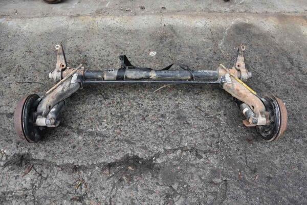 Балка задняя в сборе под барабаны без ABS 2-х торсионная Renault Kangoo 1998-2008 82610 - 2