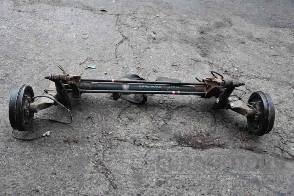 Балка задня в зборі під барабани з ABS Citroen Berlingo 1996-2008 9634828210 82620 - 2