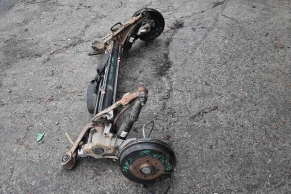 Балка задня в зборі під барабани з ABS Citroen Berlingo 1996-2008 9634828210 82620 - 3
