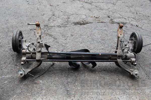 Балка задня в зборі під барабани з ABS Citroen Berlingo 1996-2008 9634828210 82636 - 2