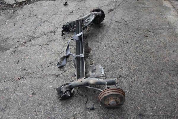 Балка задняя в сборе под барабаны с ABS Renault Clio (III) 2005-2012 7701477387 82644 - 4