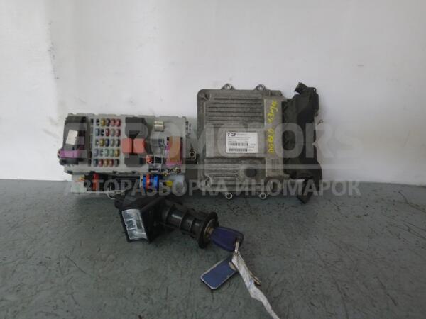 Блок управління двигуном комплект Fiat Doblo 1.3MJet 2000-2009 55194017 83938 - 1