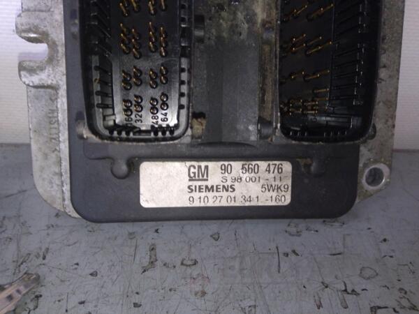 Блок управления двигателем комплект Opel Astra 1.8 16V (G) 1998-2005 90560476 83944 - 2