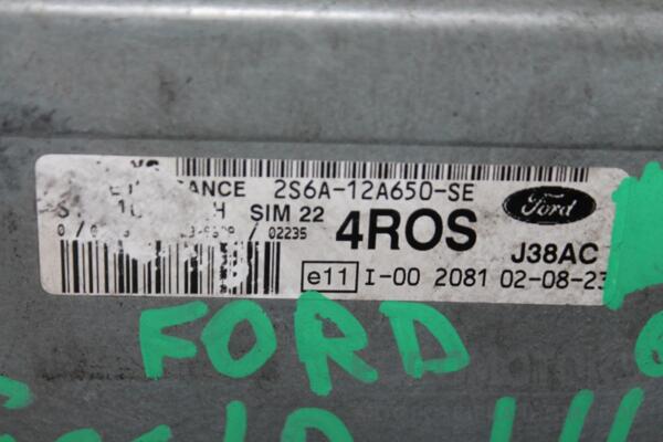 Блок управления двигателем Ford Fiesta 1.4 16V 2002-2008 2S6A12A650SE 85311 - 2