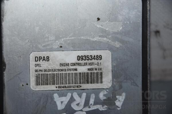 Блок управления двигателем комплект Opel Astra 1.6 16V (G) 1998-2005 09353489 85776 - 2