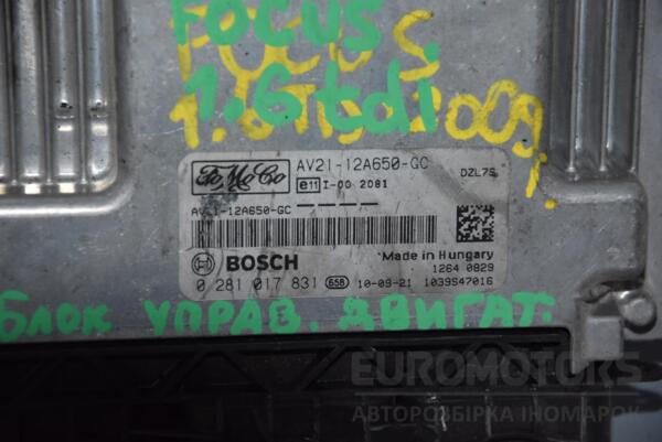 Блок керування двигуном Ford Focus 1.6tdi (II) 2004-2011 0281017831 86121 - 2