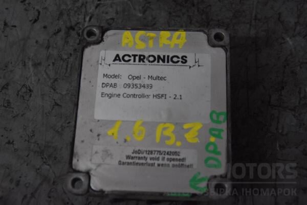 Блок управления двигателем комплект Opel Astra 1.6 16V (G) 1998-2005 09353489 86574 - 2