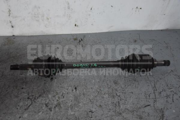 Піввісь передня ліва (22 / 22шл) без ABS (Привід) Fiat Doblo 1.6 16V 2000-2009 51757652 88068  euromotors.com.ua