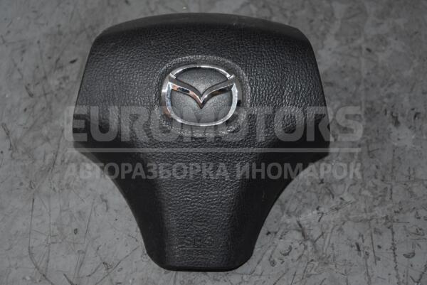 Подушка безпеки кермо Airbag (2 роз'єму) Mazda 6 2002-2007 GJ6A57K00B 88983  euromotors.com.ua