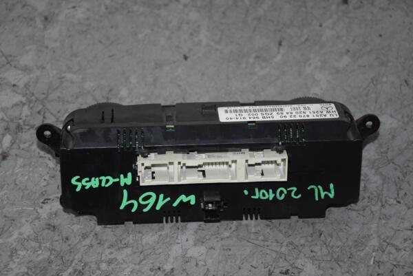 Блок управління кліматичною установкою Mercedes M-Class (W164) 2005-2011 A2518702290 89066 - 2