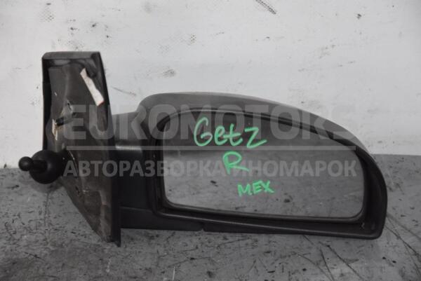 Зеркало правое механ Hyundai Getz 2002-2010 876201C200CA 89767 - 1