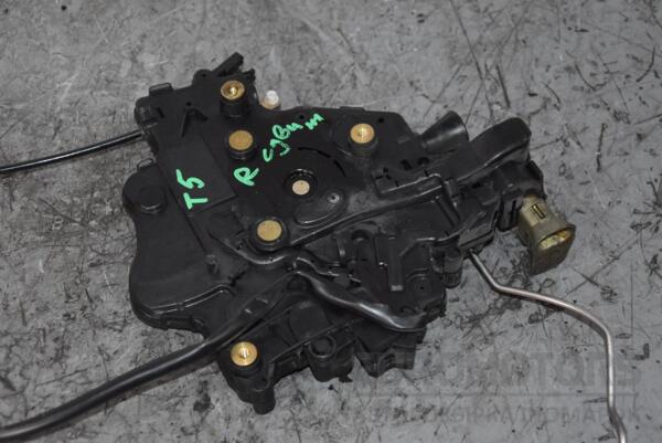 Замок двери боковой правой сдвижной электр 5 пинов VW Transporter (T5) 2003-2015 7H0843654BB 90066 - 2